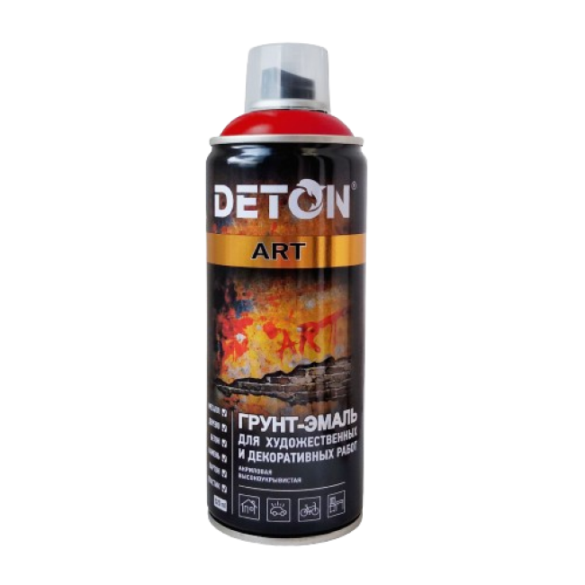 DETON ART - Праймер эмаль - Қою қызыл - Аэрозоль, 520 мл DTN-A70675 – Томскіде сатып алу | Deton | carpaint.kz