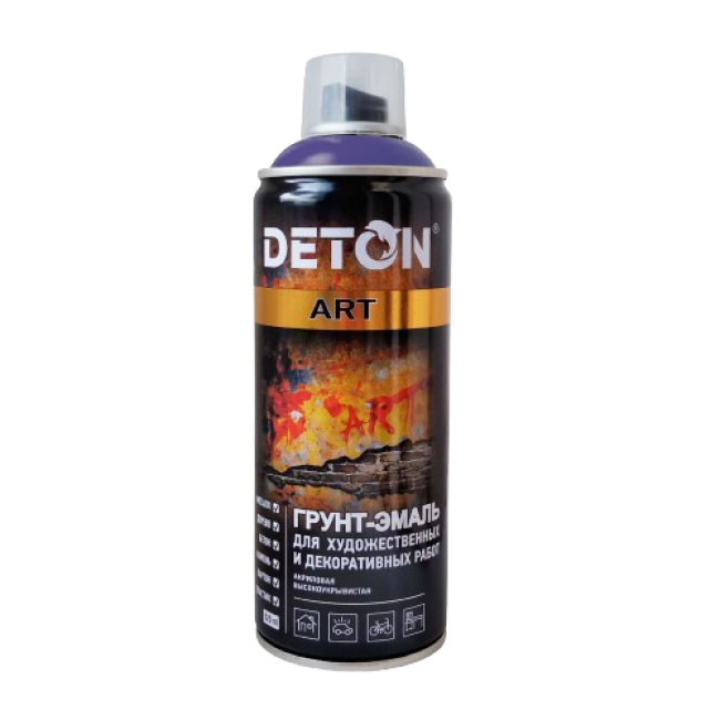 Deton DETON ART - 珐琅底漆 - 蓝紫色 - 气雾剂，520 毫升 DTN-A70686 图片 – 托木斯克 | carpaint.kz