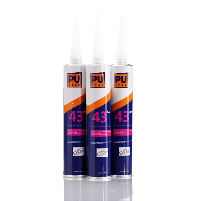 PUStar  Полиуретановый шовный герметик RENZ 43 (Белый)  310 ml RENZ 48-310млW – купить в Томске | PU Star | carpaint.kz
