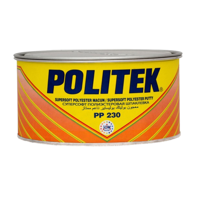 Politek POLITEK Polyester putty supersoft 1800g. PP 230-1800-Super W – buy in Tomsk | carpaint.kz