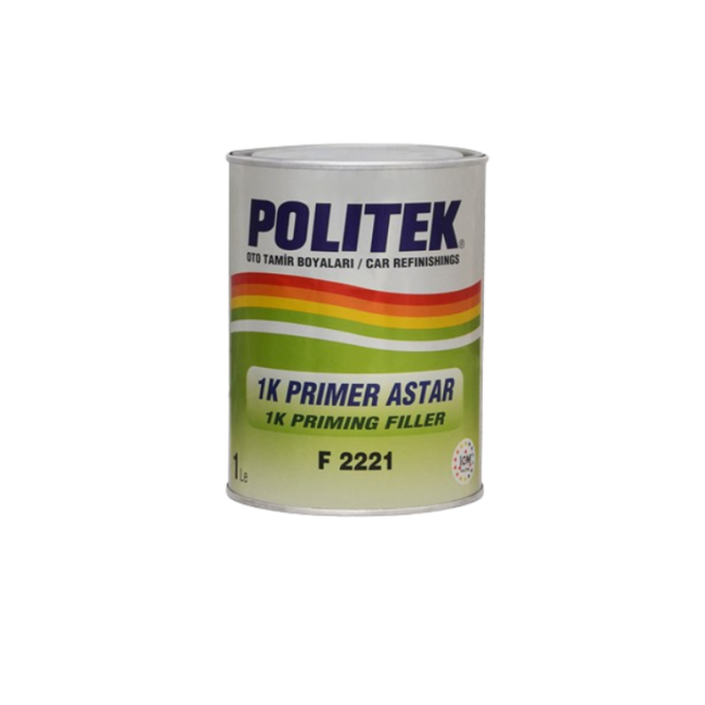 POLITEK 1K Primer Сұр ПРАЙМЕР ФИЛЛЕР 1л. F2221-G – Томскіде сатып алу | Politek | carpaint.kz