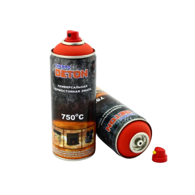 Deton DETON THERMO - Heat-resistant enamel - Red - Aerosol, 520 ml DTN-A70788 – buy in Tomsk | carpaint.kz