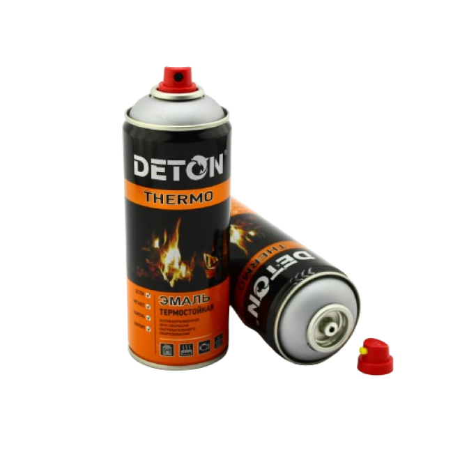 Deton DETON THERMO - Heat-resistant enamel - Silver - Aerosol, 520 ml DTN-A70667 – buy in Tomsk | carpaint.kz