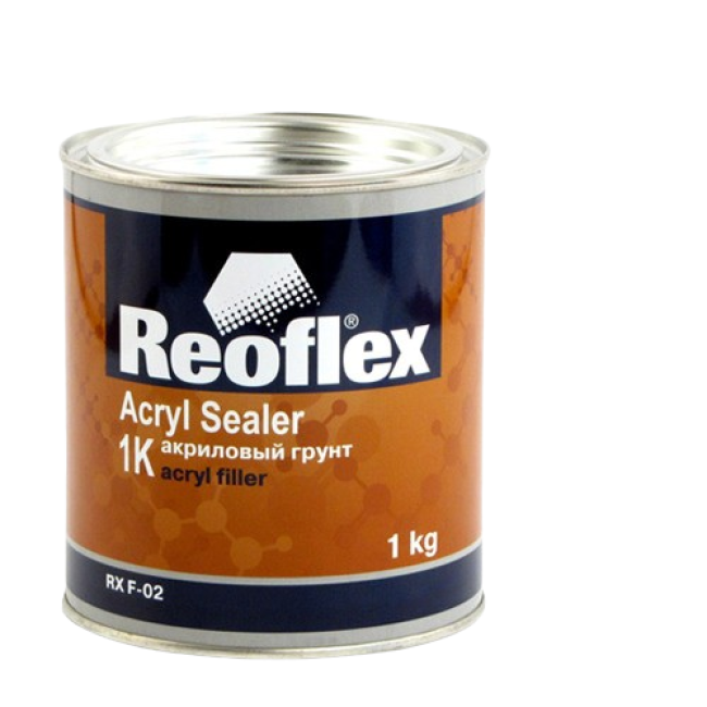 Reoflex 1K Primer Акрил, Қара, 1 кг RX F-02-1000-B – Томскіде сатып алу | Reoflex | carpaint.kz