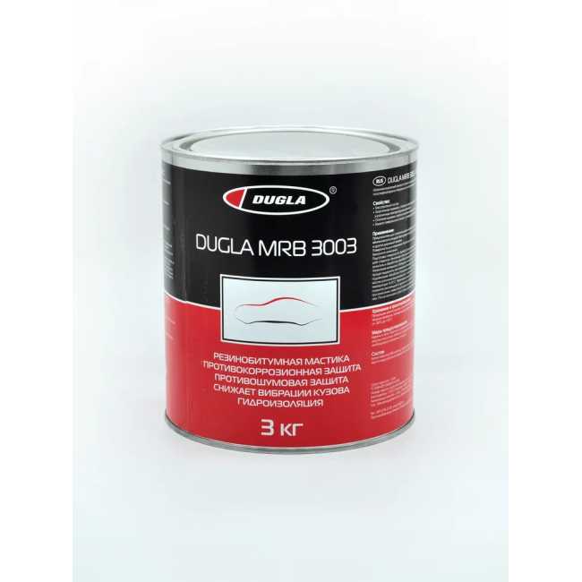 Мастика резина битумная Dugla 3 кг D010103 – купить в Томске | Dugla | carpaint.kz