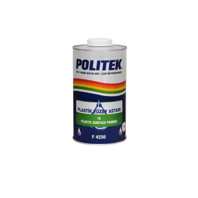 POLITEK 1K Грунт  по пластику   PLASTIC PRIMER FILLER (GRAY) F4230 – купить в Томске | Politek | carpaint.kz