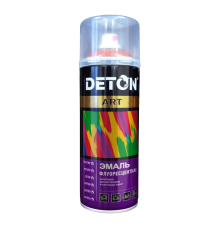 Флуоресцентті эмаль DETON ART қызғылт түсті, аэрозоль 520 мл