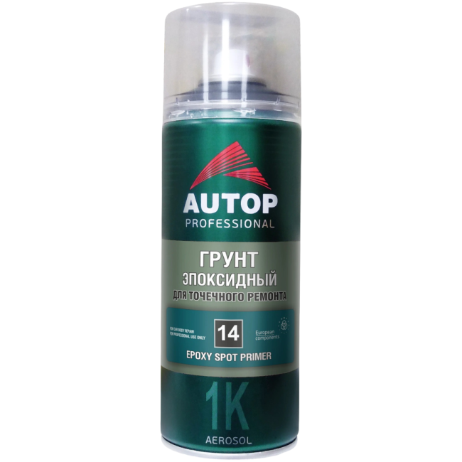 AUTOP №14 - Грунт эпоксидный для точечного ремонта - Светло-серый - Аэрозоль, 520 мл ATP-A07212 – купить в Томске | Autop | carpaint.kz