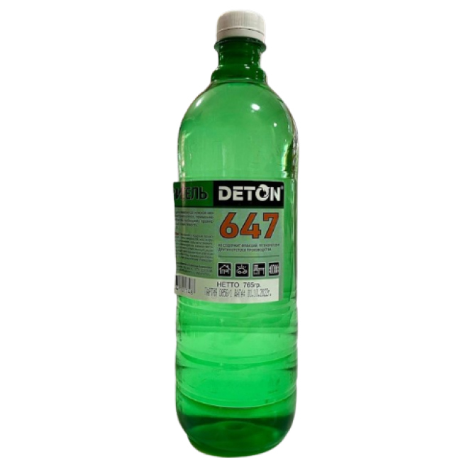 DETON 647 Растворитель , 1л DTN-S70174 – купить в Томске | Deton | carpaint.kz