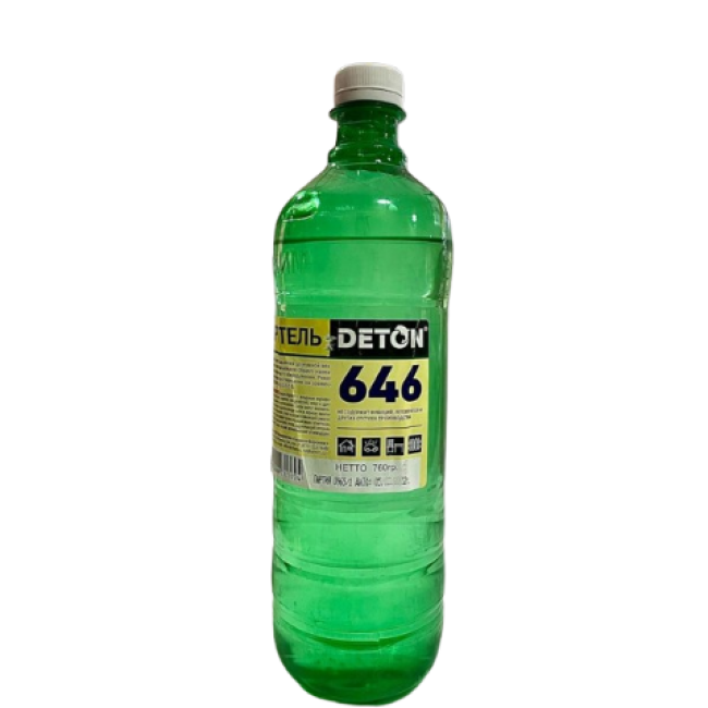 DETON 646 Растворитель , 1л DTN-S70170 – купить в Томске | Deton | carpaint.kz