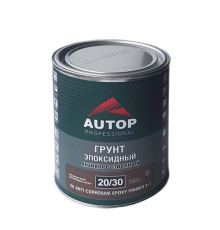AUTOP 20/30 - 2K Эпоксидті коррозияға қарсы праймер 3+1 - Ашық сұр - Консерві, 0,75л