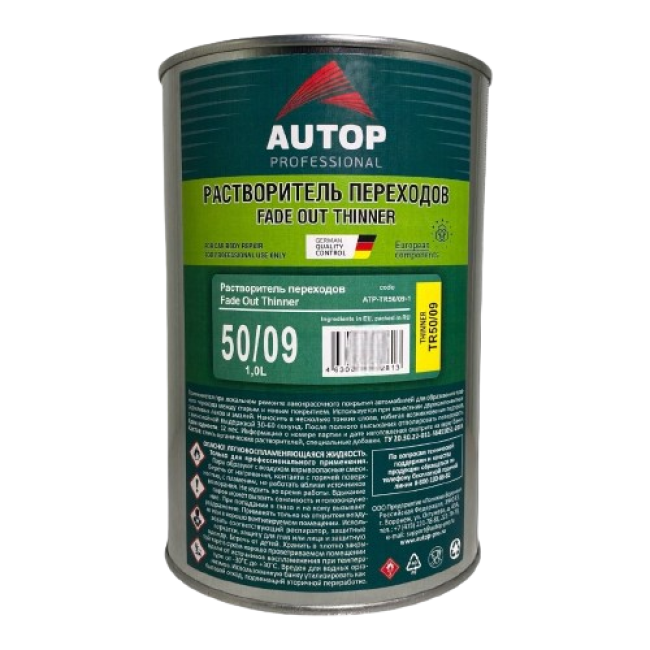 Autop AUTOP 50/09 - Transition solvent - Can, 1l ATP-TR50/09-1 – buy in Tomsk | carpaint.kz